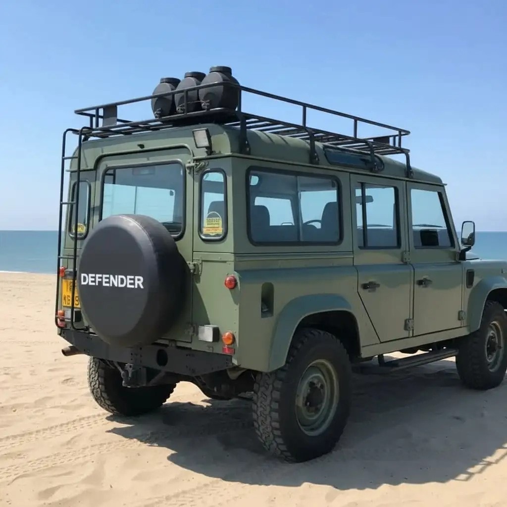 Defender Yazılı Stepne Kılıfı